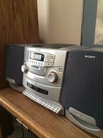 Sony Radio & cassette with speakers
