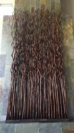 Stunning 6 1/2' High Twig Art (looks like copper!)