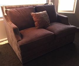 Robert Michael Loveseat w Nailhead Accent
