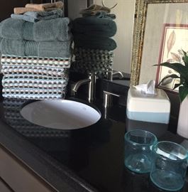 Art Prints, Asst Bathroom Decor, Towels, etc. 