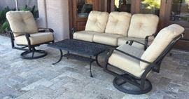 Chateau 2-tiered Coffee Table 
Volare Spring Swivel Club Chair 
Volare 3-Cushion Sofa 
