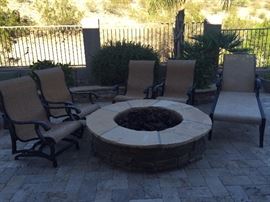 Mallin Volare Sling Collection Chaise 
Mallin Volare Sling Spring Chat Chair
