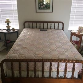 Full Vintage Headboard / Footboard, Full Mattress Sold Separately,  Full Vintage coil boxspring (not shown)