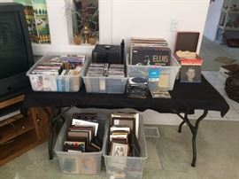 DVD's, CD's, Record Albums, Frames