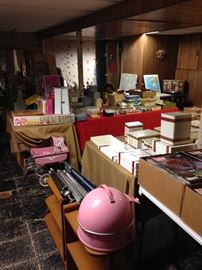 The basement is a step back in time and full of treasures!
