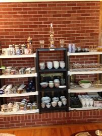 Glassware and collectible steins!