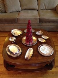 Serving pieces polished and ready for the holidays!