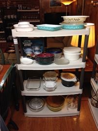 Pyrex and other serving pieces!