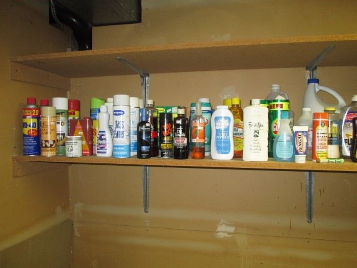 Basement--House hold Chemicals  