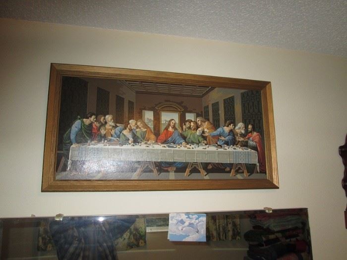 Back Bedroom Right--Last Supper--Paint by number