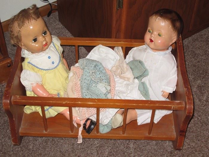 Living Room--Dolls & Doll bed