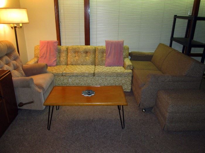 Living Room---Couches, Chair, Coffee table
