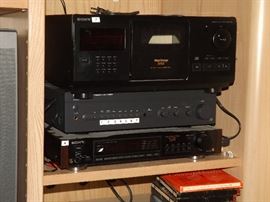 Sony 200 CD Storage Sold, NAD C325 BEE, Sony Tuner