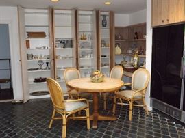 Butcher Block Table Set