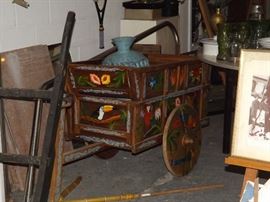Painted Garden cart