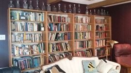 Hand made Cypress bookcases. Each unit is separate.