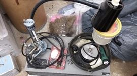 Lapidary grinder and polisher for making gems.