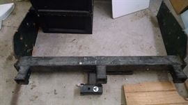 Hitch and reciever for RV.