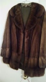 Dark mink jacket