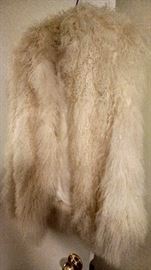 Goat fur vest