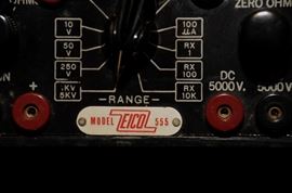 EICO ELECTRONIC VOLTMETER OHMMETER 555