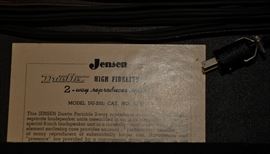 JENSEN DUETTE DU-201 1950's Vintage Retro Cabinet with R103 Multicell Horn