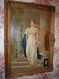 Oil on canvas painting artist signed