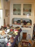 Estate sale collectibles - figurines - plates - glassware