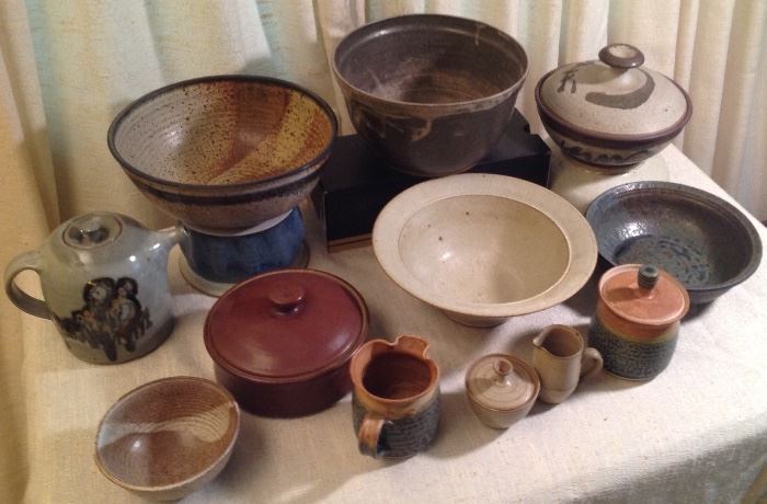 Vintage Pottery Collection including Art by Wally Schwab