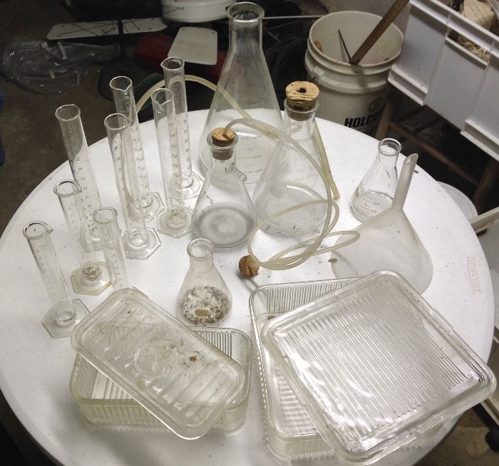 Lots of Vintage Laboratory Equipment 