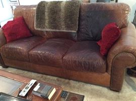 Leather couch