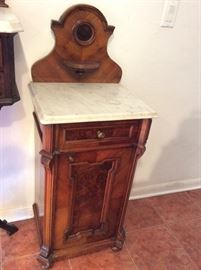 Marble top commode 
