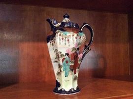 Antique Geisha chocolate pot