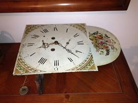 Antique clock face