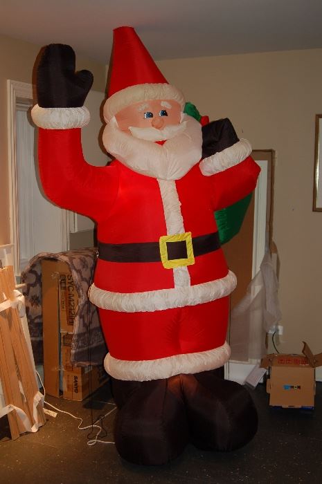 8" inflatable outdoor santa