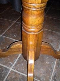 Pub table(solid oak) and chairs