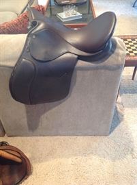 Leather saddle