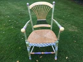 MacKenzie Childs armchair