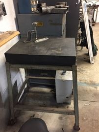 GRANITE BLOCK ON STAND