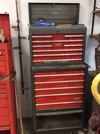 CRAFTSMAN TOOL BOX, TOOLS