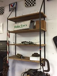 COOL 3 SHELF WOOD AND METAL SHELF