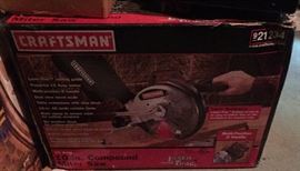 CRAFTSMAN LASER TRAC COMPOUND MITER SAW