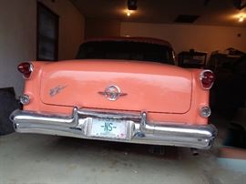 1955 OLDS 88 Rocket 34,437 miles V8, White walls Beautiful condition.