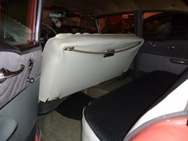 1955 OLDS 88 Rocket 34,437 miles V8, White walls Beautiful condition. Salman and White org color. 
