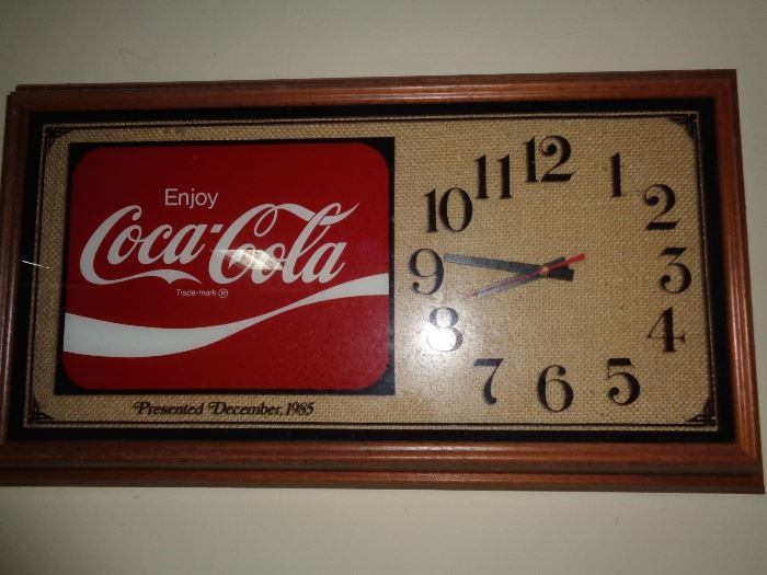 Coca-Cola wall clock