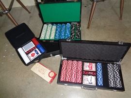 vintage poker chips