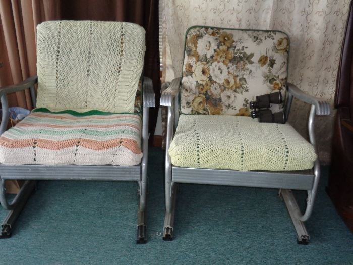Vintage Glider chairs
