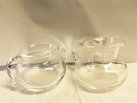 Stueben cream & sugar