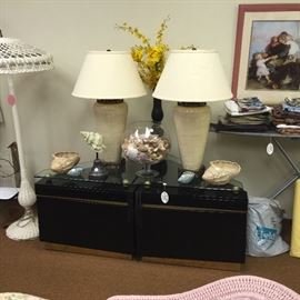 Contemporary furniture, lighting