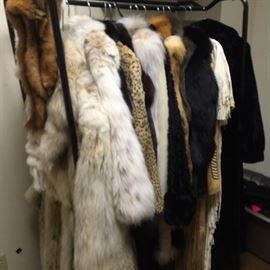 Great selection of furs